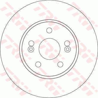 TRW DF4164 - Тормозной диск autospares.lv