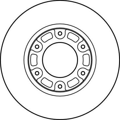 TRW DF4116 - Тормозной диск autospares.lv