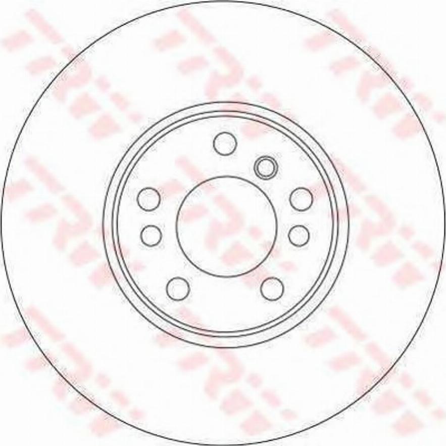 TRW DF4187BPS - Тормозной диск autospares.lv