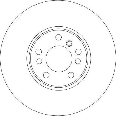 TRW DF4187 - Тормозной диск autospares.lv