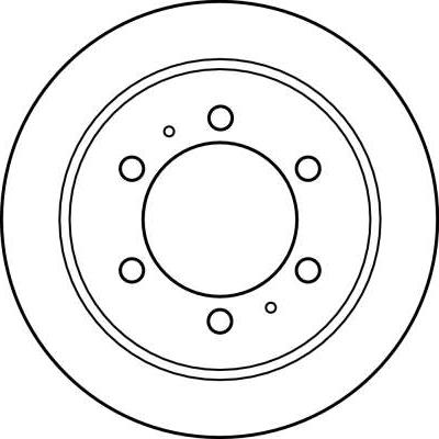 TRW DF4133 - Тормозной диск autospares.lv