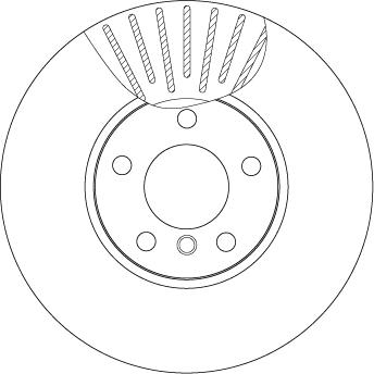 TRW DF4852S - Тормозной диск autospares.lv