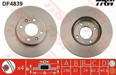 Parts-Mall HCCB-041 - Тормозной диск autospares.lv