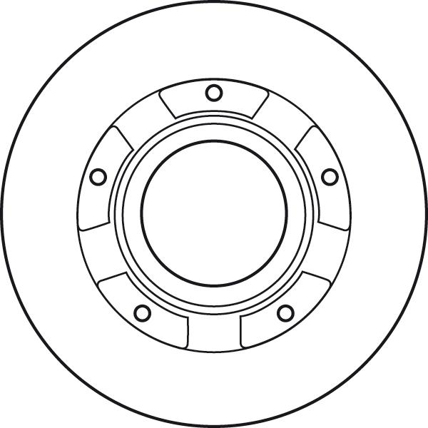 TRW DF4821S - Тормозной диск autospares.lv