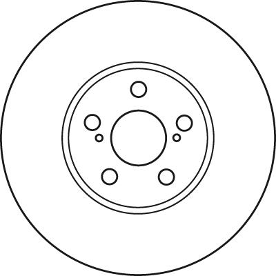 TRW DF4871 - Тормозной диск autospares.lv