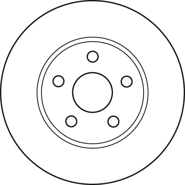 TRW DF4877 - Тормозной диск autospares.lv