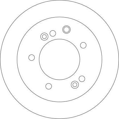 TRW DF4395 - Тормозной диск autospares.lv