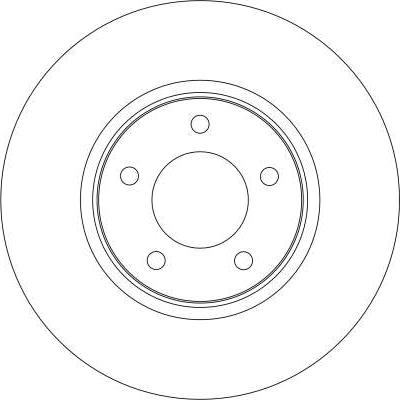 TRW DF4346 - Тормозной диск autospares.lv