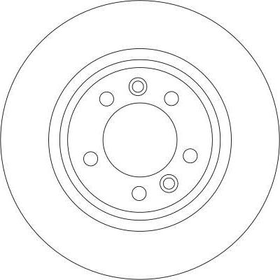 TRW DF4351 - Тормозной диск autospares.lv