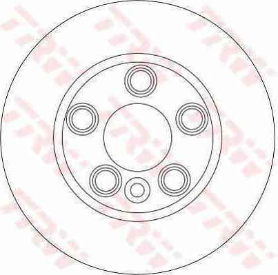 TRW DF4306S - Тормозной диск autospares.lv