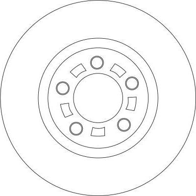 TRW DF4385 - Тормозной диск autospares.lv