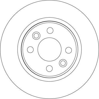 TRW DF4381 - Тормозной диск autospares.lv