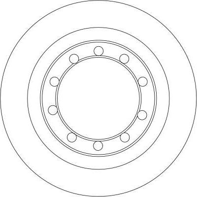 TRW DF4330 - Тормозной диск autospares.lv