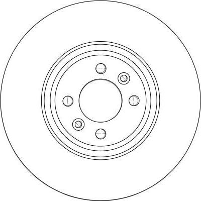 TRW DF4371 - Тормозной диск autospares.lv