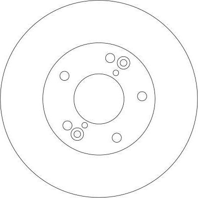 TRW DF4292 - Тормозной диск autospares.lv