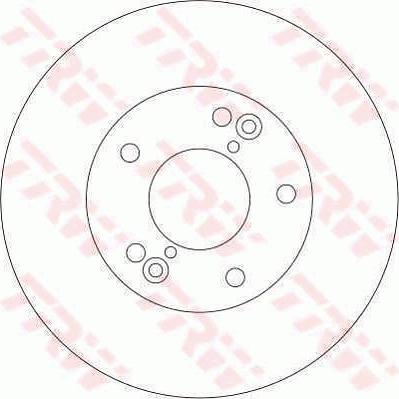 TRW DF4292 - Тормозной диск autospares.lv