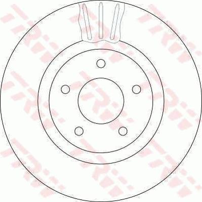 TRW DF4219 - Тормозной диск autospares.lv