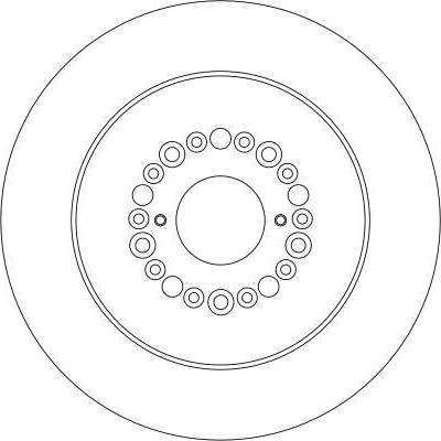 TRW DF4289 - Тормозной диск autospares.lv