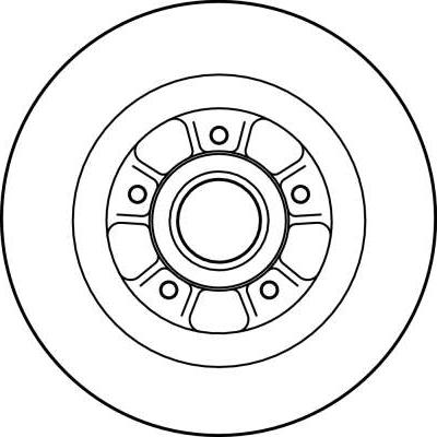 TRW DF4227 - Тормозной диск autospares.lv