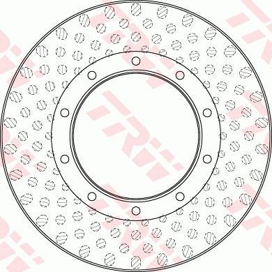 TRW DF5010S - Тормозной диск autospares.lv