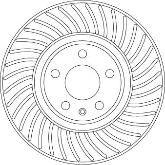 TRW DF6950S - Тормозной диск autospares.lv