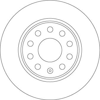 TRW DF6952 - Тормозной диск autospares.lv