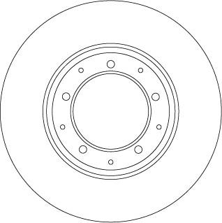 TRW DF6905 - Тормозной диск autospares.lv