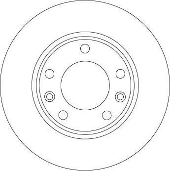TRW DF6910 - Тормозной диск autospares.lv
