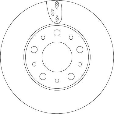 TRW DF6918S - Тормозной диск autospares.lv