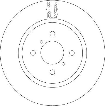 TRW DF6912 - Тормозной диск autospares.lv