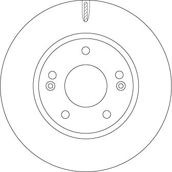 TRW DF6936 - Тормозной диск autospares.lv