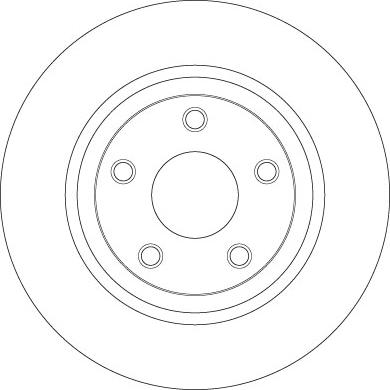 TRW DF6492 - Тормозной диск autospares.lv