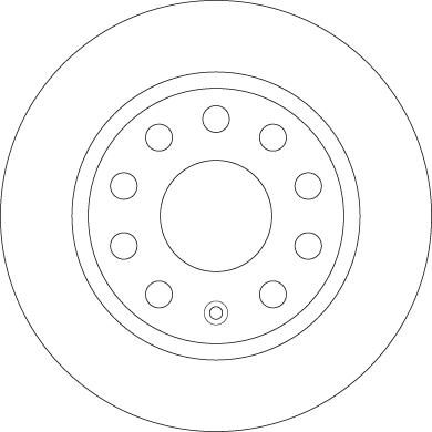 TRW DF6444 - Тормозной диск autospares.lv