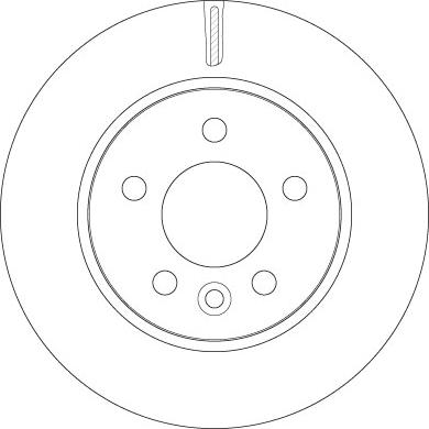 TRW DF6482 - Тормозной диск autospares.lv