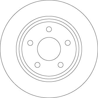 TRW DF6556 - Тормозной диск autospares.lv