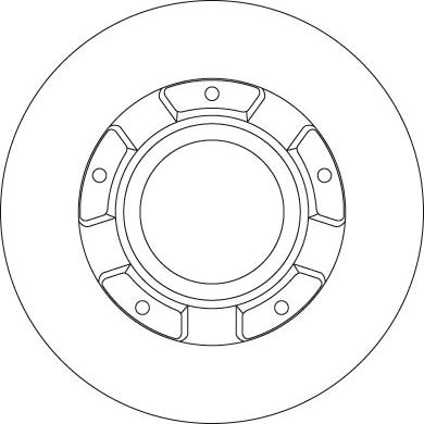 TRW DF6510S - Тормозной диск autospares.lv