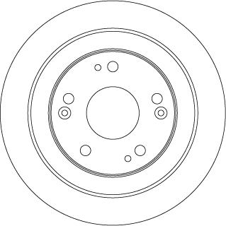 TRW DF6526 - Тормозной диск autospares.lv