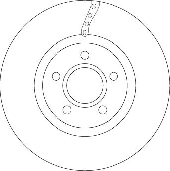 TRW DF6653 - Тормозной диск autospares.lv