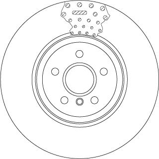 Comline ADC2839V - Тормозной диск autospares.lv