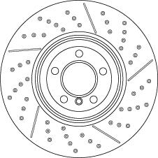 TRW DF6600S - Тормозной диск autospares.lv