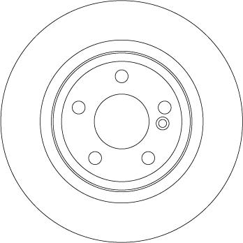 TRW DF6634 - Тормозной диск autospares.lv