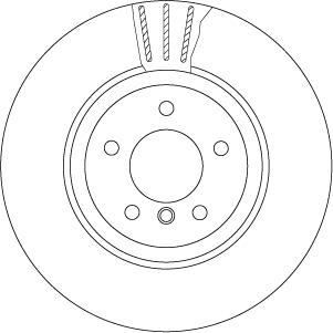 TRW DF6624S - Тормозной диск autospares.lv