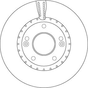 TRW DF6628 - Тормозной диск autospares.lv