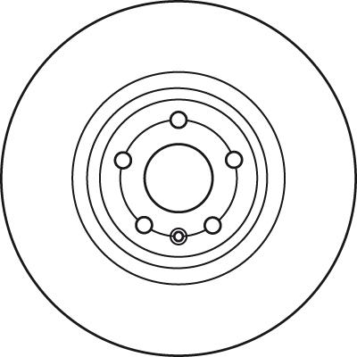 TRW DF6041S - Тормозной диск autospares.lv
