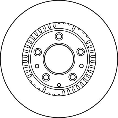 TRW DF6068 - Тормозной диск autospares.lv