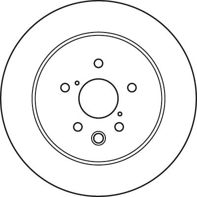 TRW DF6063 - Тормозной диск autospares.lv