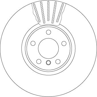 TRW DF6001S - Тормозной диск autospares.lv