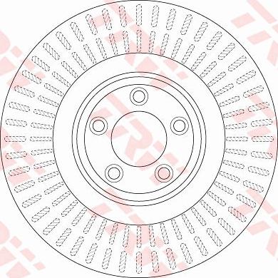 TRW DF6146S - Тормозной диск autospares.lv