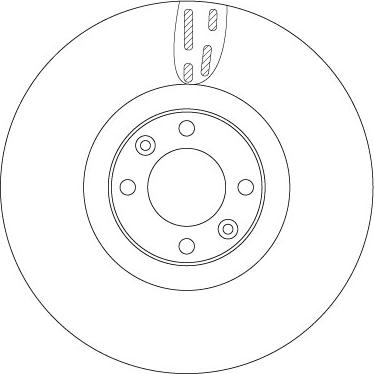TRW DF6140 - Тормозной диск autospares.lv