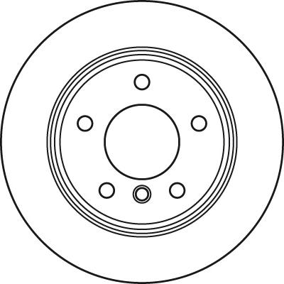 TRW DF6106 - Тормозной диск autospares.lv